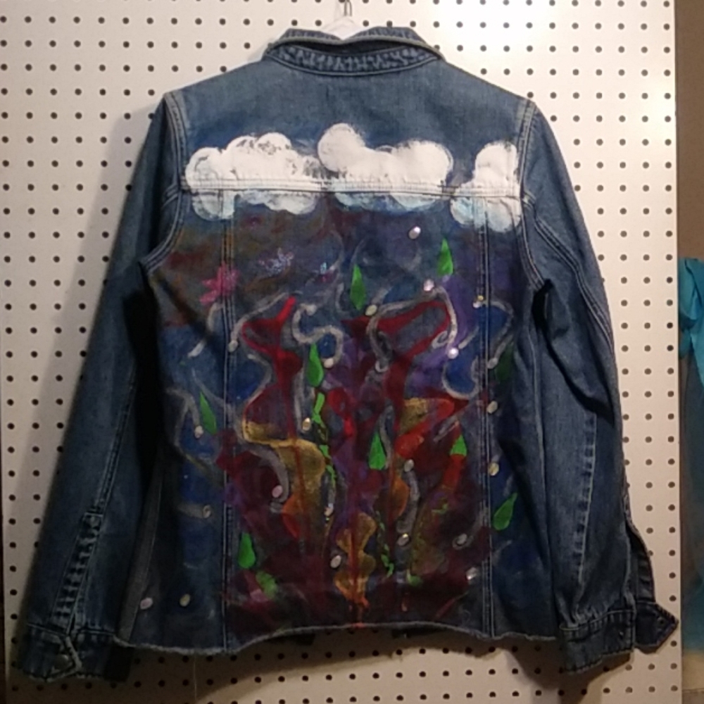 Hand Painted M.i.h. Jeans Jacket